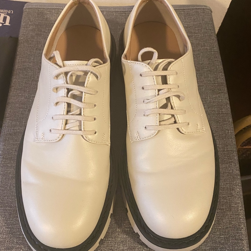 ZARA Cream Creeper Shoe